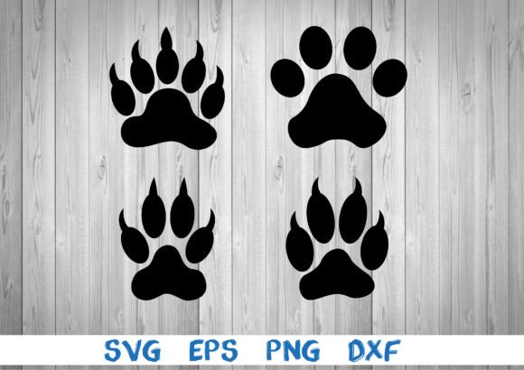 Animal Foot Prints Graphics & Illustrations