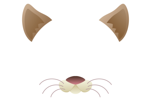 Cat Ears App Filter Graphics & Illustrations