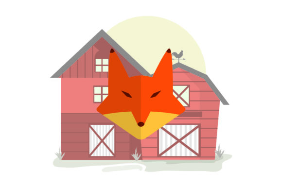 Cute Animal Head Fox: Friendly Graphics & Illustrations for Local Brands