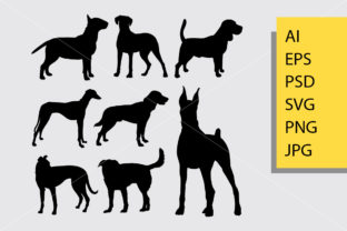 Dog Animal 2 Silhouette: Premium Graphics & Illustrations