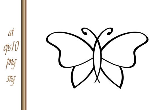 Doodle Butterfly Engraving Graphics & Illustrations