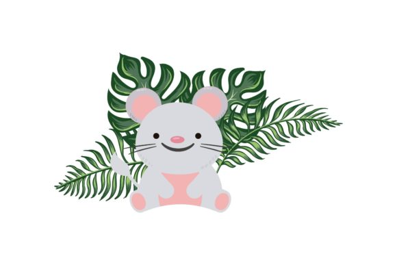 Happy Funny Cartoon Animal