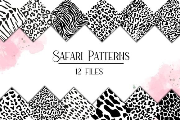 Safari Patterns Animal Print SVG Graphics & Illustrations