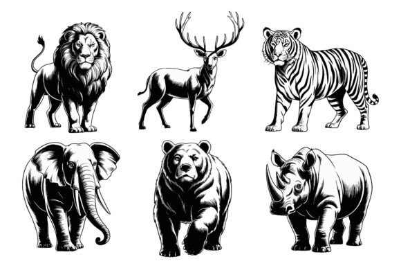Wildlife Animal Vector Bundle: Free Graphics for Local Branding